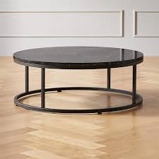 Smart Round Black Marble Coffee Table