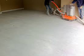 making a polished concrete floor