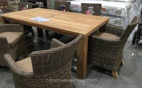 Classic adirondack collection made in canada; Bar Height Patio Furniture Costco Awesome Teak Patio Dining Table Buy Patio Furniture Outdoor Dining Table Setting Costco Patio Furniture