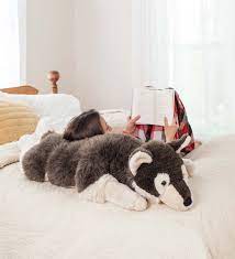 siberian husky plush cuddle body