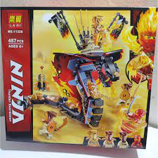 Bộ Xếp Hình Ninjago SS11 Season 11 Lari 11329 - Lắp Ráp Rắn Lửa Fire Fang  487 Chi Tiết