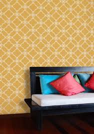 Large Lattice Wall Stencil Design