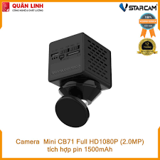 Camera giám sát mini IP Wifi hồng ngoại ban đêm Vstarcam CB71 Full HD 1080P  2MP tích hợp pin 1500mAh - Camera chống trộm
