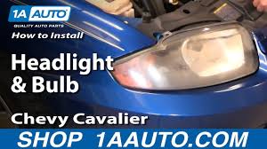 How To Replace Headlight 03 05 Chevy Cavalier