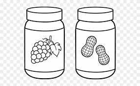 Continue until all the sandwiches have been made. Jelly Clipart Black And White Peanut Butter Coloring Page Free Transparent Png Clipart Images Download