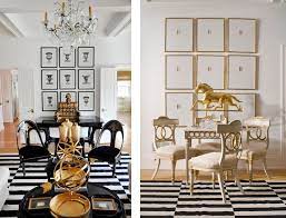 gold dining room