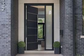 pivot front doors modern entry doors