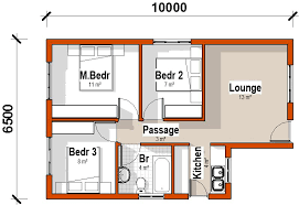 Small 3 Bedroom House Plan With