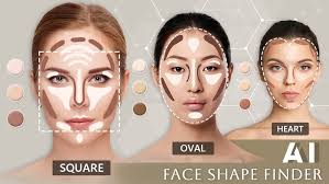 ai face shape finder how to recommend