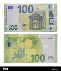 Nouveaux billets de 100 euros (2019), recto et verso Photo Stock - Alamy