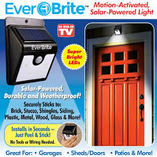 Ever Brite Motion Activated Solar Powered Led Exterior House Light