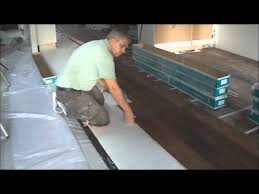 floating engineered hardwood floor and