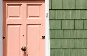 best front door color for a green house