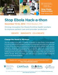 Stop Ebola Hack A Thon Mass General Global Health