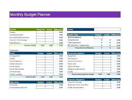 Budgeting Worksheets Excel Household Budget Template Printable Home