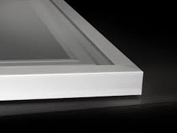 Aluminum Frame With Frosted Glass