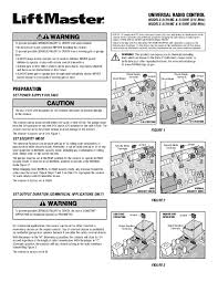 liftmaster receiver manual