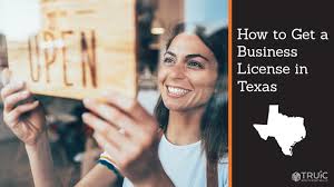 how to get a business license in texas