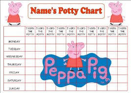 Peppa Pig Potty Training Reward Chart With 70 Reusable