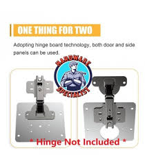 cabinet door hinge repair plate