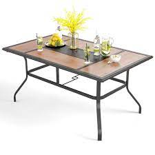 phi villa patio outdoor dining table