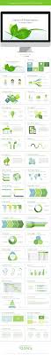 Green Leaves Powerpoint Template Stuff To Buy Pinterest