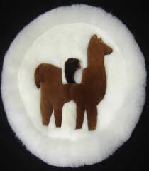 baby alpaca round fur rug fine alpaca