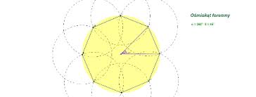 Ośmiokąt foremny to wielokąt posiadający osiem boków. Rysujemy Osmiokat Foremny Geogebra