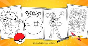 52 pokemon coloring pages free pdf