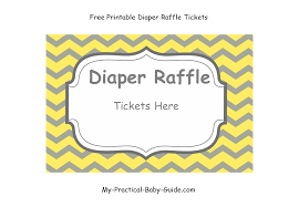 Free Printable Diaper Raffle Tickets My Practical Baby Shower Guide