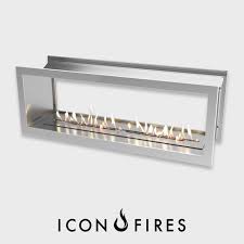 Icon Fires Double Sided Slimline 1650