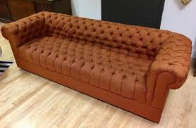 Orange Sofa Chesterfield From 1969