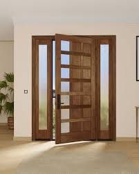 Quality Door With Two Sidelites Entry