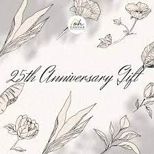 25th anniversary gifts for