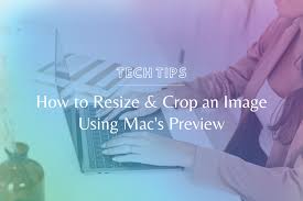 how to resize crop an image using mac