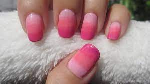 pink ombre nail art tutorial
