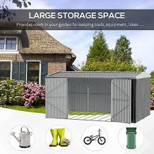 Outsunny Outdoor Garden Storage Shed