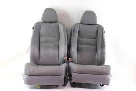 Driver Seat Set Grey Leather