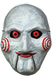 saw billy puppet vacuform mask costume