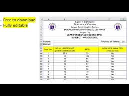 automated mps deped mean percene