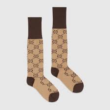 Gg Pattern Cotton Blend Socks
