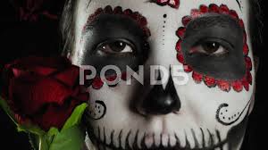 mexican day of the dead woman with