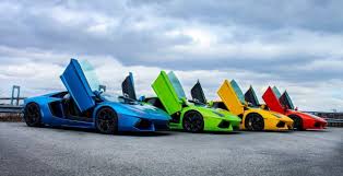 wallpaper super cars colorful