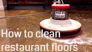 how to clean restaurant floors like a