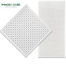acoustic ceiling perforated gypsum