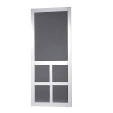 Screen Tight Laf36ws Stile Solid Vinyl Screen Door White 36 Inch By 80 Inch Wide