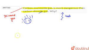 Carbon monoxide gas is more dangerous than carbon dioxide gas. Why?