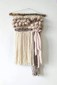 Woven Wall Hanging Made Of Wool And