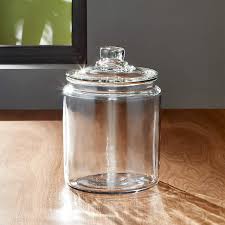 Anchor Hocking Heritage Hill Glass Jar With Lid 0 5 Gallon