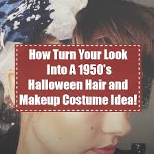 halloween hair and makeup costume idea